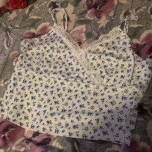 Floral crop top